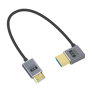 Duttek L^HDMI~jHDMI ϊP[uZ, 8k L^Mini HDMI to HDMIZP[u1 ft /30 cm, 48Gbps mini hdmi 2.1R[h,^Mini HDMI to HDMIIXϊP[úAJArfIJp̍8k@60hz, 4k@240 h