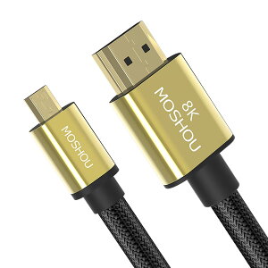 y8KŁzSikai 8K Micro HDMI to HDMI ϊP[u o` 8KW 8K@60Hz 4K@120HzΉ HDMI 2.1Ki 48Gbpsőш敝 ⃁bLc 24bLRlN^ A~jE 7680*4320/Ultra/HDR/4:4:4/eARC/HIFI