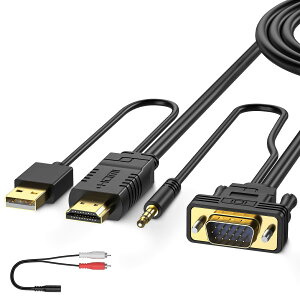 VGA HDMI P[uVGA HDMI ϊP[u 10M VGA HDMI ϊ A_v^[P[u VGA to HDMI o͕ϊA_v^ VGA HDMI rfIϊ A_v^ VGA  HDMI o̓P[u 1080P 60Hz] TV PC vWFN^