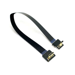 Cablecc 90�x������FPV �}�C�N��HDMI�I�X����~�jHDMI FPC�t���b�g�P�[�u�� 20cm GOPRO�}���`�R�v�^�[�q��ʐ^Cablecc�p