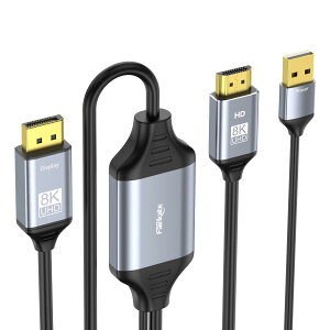 fairikabe 8K HDMI to DisplayPort P[u 4K@120Hzi2K@144Hzj2m Xbox Series XAPS4APS5APS4 Prop HDMI 2.1 to DisplayPort 1.4 P[u PHDMI to DP