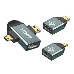 CABLECC 3PCS /Zbg}CN~jHDMI~HDMI݊1.4X2-IN-1R{A_v^4K @ 60HZ