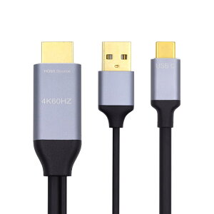 xiwai o[Vu HDMI - USB-CP[u 4K HDMI 1.4 \[X - USB 3.1 Type C IX HDTVR[h m[gp\Rj^[p 1.8m