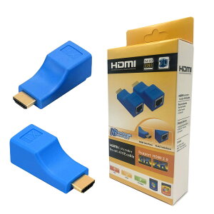 HDMI GNXe_[ HDMI to RJ45 HDMI HDMI Ro[^  30M TX/RX 4K 2K 1080P 3D CAT5E/6 LAN C[TlbgA_v^[ g HDMIM@ 2F ALLVD (u[)