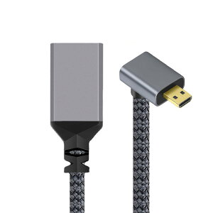 chenyang CY Micro HDMI - HDMI�P�[�u���AMicro HDMI 1.4�I�X-HDMI���X 4K�����P�[�u�� 90�x�_�E���A���O��