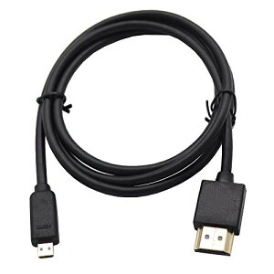 ViViSun【JCT請求書発行可能】ハイスピード HDMI(オス)to micro HDMI(オス)変換ケーブル2.0V 4K画質 HDMIタイプAオス-micro HDMIタイプC(micro)オス 24K金メッキ 18Gbps高速データ伝送 (0.3m)