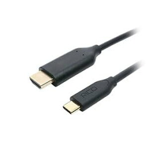�~���V Type-C to HDMI�P�[�u�� 2m �u���b�N USD-FH20/BK