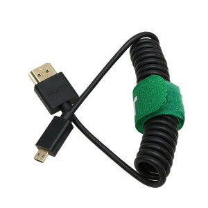 HangTon Micro HDMI - HDMI 4K 60p 6K 8K RCP[u Sony A7C A7R IV Canon R8 R10 R6 mkII XT4 Lumix S5 J Ninja V Monitor DJI RS HDMI 2.1 Type A D Ultra HDp, Coiled 30cm, Xg[gHDMI