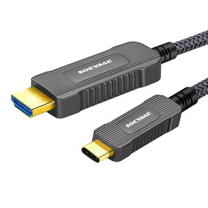 SOEYBAE USB3.1 Type C To HDMI t@Co[P[u 7.5 M,USB C to HDMI ϊP[u,4K@60Hz nCXs[h` 18Gbps HDCP 2.2, HDR,ΉMacBook MacBook Air/Pro iPad Air/Pro GalaxyȂǂ̑USB-C@