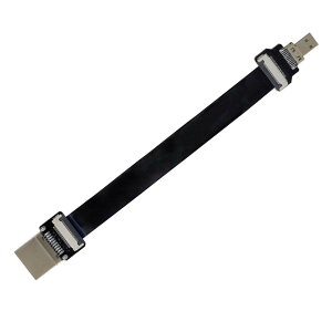 Xiwai CYFPV HDMI�I�X���}�C�N��HDMI�I�X����FPC�t���b�g�P�[�u��1080P FPV HDTV�}���`�R�v�^�[��B�p(0.2m)