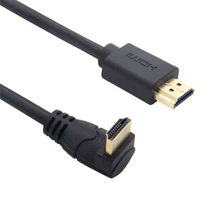 KKM-ラブショー0.15m 0.3m 0.5m~1.8m短いHDMI ケーブル,8k HDMI 延長ケーブル, 8K 60Hz HDMI 2.1オス-メス 90度L字型左右向きHDMI 延長ケーブル 高速HDMI変換48Gbps 8K 60Hz HDMI 2.1ケーブル (0.6m 上L/直L オス-オス)