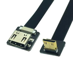 Rosebe FPV HDTV}`J󒆎Bep tbgP[u 90x̃Abvpxt FPV Mini HDMI IX  HDMI X FPC ϊP[u (20CM)