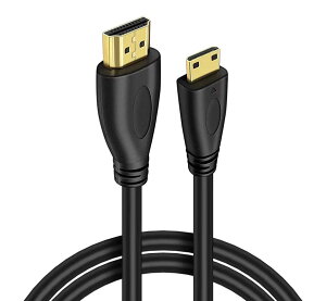 4K Mini HDMI - HDMI�P�[�u�� 6.6�t�B�[�g HDMI 2.0�P�[�u�� ���� 4K@60Hz 2160p 1080p 18gbps 3D HDR�Ή� �J���� �r�f�I�J���� �m�[�g�p�\�R�� �^�u���b�g�p