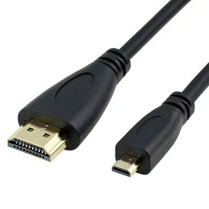 TRkin Micro HDMI to HDMIP[u2 MiHDMI Micro DIX-HDMI A^IXj3 D 4 K 1080 P@30 HzMicro HDMIf[^P[uGoPro/fW^J/X|[cJȂǑΉiubNj