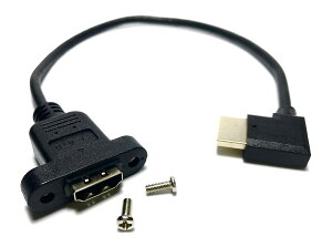 Access 【 パラマウントタイプ 右L型 】HDMI 延長ケーブル ハイスピード オス-メス 金メッキ端子 90°L型 HDMIタイプA オス- HDMIタイプA メス 30cm AV80-RL30-P