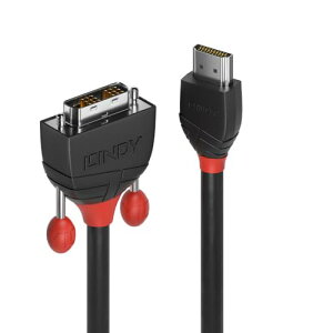 LINDY 3m BLACK LINE HDMI Type-A to DVI-DVON P[u(^:36273)