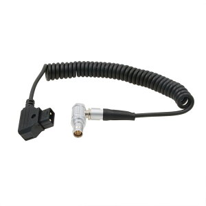 HangTon Dタップ - 4ピンメス DC入力電源ケーブル ZHIYUN Crane 3Sカメラスタビライザー用 (右角)