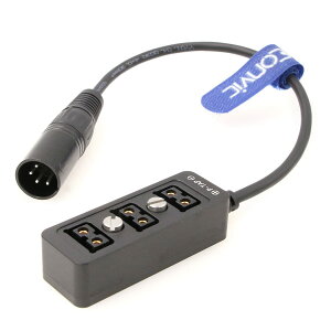 Eonvic �X�v���b�^�[�P�[�u�� ARRI/���b�h/Sony �J���� XLR 4�s�� �I�X��3�|�[�g P�^�b�v ���X Dtap