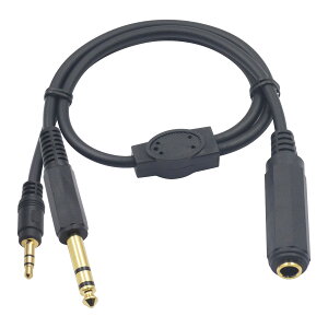 Duttek 6.35mm  3.5mm XeII[fBIP[uA6.35mm X to 6.35mm 1/4" IX + 3.5mm 1/8" IXTRS P[uWbNiXs[J[уAvtM^[AiPodAbvgbvAz[VA^[