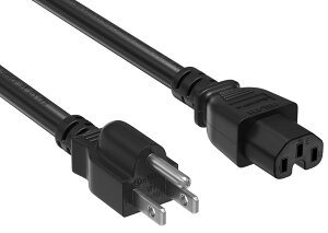 CYD ACdR[h NEMA 5-15P to C15 125V-15A 3M C15 dP[u NEMA 5-15P-IEC320 ULKiF c dی ϔMϊ ϖ f[^Z^[̃T[o[AƖp~[@ȂǂɑΉ 2{
