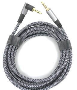 p3.5mm ~jvOI[fBIP[u 4 TRRS 90°[q AUX IX-IX XeI ϋv Hi-Fi w X}z/g/PC/j^[/wbhz/PS4/MP3/Xs[J[ }CN@\Ή (, 3