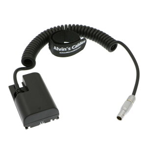 Alvin's Cables SmallHD Monitor Canon 5D �p�� LP E6 �_�~�[ �d�r to 2 pin �I�X �d�� �R�C�� �P�[�u��