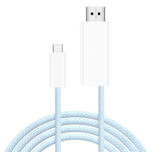 GAROGYI USB Type-C to HDMIϊP[u 100W PD d|[gځy[d\z1.8MP[u 4K 30Hz (3840×2160)fo X}[gtH iPhone 15/iPadɑΉ 100W PD[d\ MacBook Pro/iPad Pro/GalaxyȂUSB-C