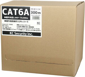 CAT6A 300m([ERlN^[j OϋvLANP[u PE(|G`) 2d핢 STPV[h S̍uhi Op (JeS6A) PoEJPCLANʐMP[u O ό