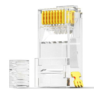 AMPCOM RJ45RlN^ [ho[t 8P8C(88c) UTP CAT5E CAT6 1000Mbps 50 PΉ ߐ܂h~ LANP[upRlN^ rj45vO