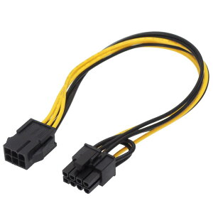 KAUMO PCIe 6+2s(IX) - PCIe 6s(X) ϊ OtBbN{[h ⏕d ϊP[u (30cm)