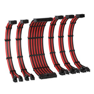 EZDIY-FAB PCdX[uP[u 16AWG dP[u PSU P[u 6{ & 30CM 3{8sGPUP[u 2{8sCPUP[u 1{24sATXdX[uP[u P[u
