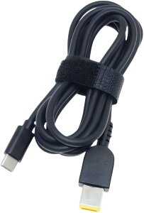 CNCTWO(�R�l�N�g�c�[) PD�[�d�P�[�u�� Leno vo �X�����`�b�v ��v��PVC�f�ރP�[�u�� 1.5m USB TypeC��DC�v���O AC�A�_�v�^�̑����PD�P�[�u���ŏ[�d���܂� �G�~�����[�^�[ (�X�����`�b�v(�p�^))