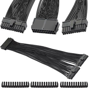 Xiatiaosann 24s PSU d ATX }U[{[h Xvb^[ P[u 24s (20+4) fA C{[hCp 1 tB[g 18AWG PSU X - IX Y A_v^[ P[u