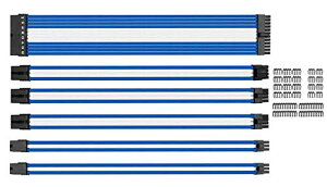 upHere �X���[�u�P�[�u�� �d������ 300mm �⏕�d�� ���W�����[�P�[�u�� �X���[�u�K�C�h24�_�t�� �P�[�u���Ǘ� PC/�z������ 6�{�Z�b�g�ySC302