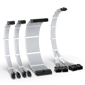 EZDIY-FAB PCIe 5.0 12VHPWR dp PSUP[u X[uP[uA24s ATX/(4+4) s EPS/16 s (12+4) - 4X PCIE 8 sPCIEAdP[u GPU RTX4090/4080/4070Ti P[u16AWG - 