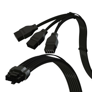 LINKUP - AVA PCIE 5.0 16Pin (12+4) ddP[u | 16AWGA`A͂񂾕tAX[u^Cv | 3x8Pin PCIE 4.0 PSU p | RTX40  RTX30 FE GPUs ƌ݊ | 40cm ubN