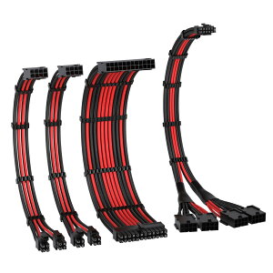 EZDIY-FAB PCIe 5.0 12VHPWR dp PSUP[u X[uP[uA24s ATX/(4+4) s EPS/16 s (12+4) - 4X PCIE 8 sPCIEAdP[u GPU RTX4090/4080/4070Ti P[u16AWG - 
