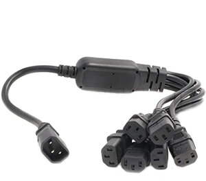 UPS PDU T[o[ Y Xvb^[dR[h IEC320 C14  6 x C13 10 a 250 v P[u (6xC13, 60cm)