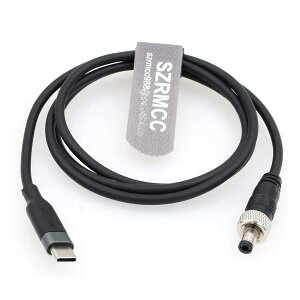 SZRMCC USB CType-C���烍�b�NDC5.5 2.1PD�g���K�[12V�d���P�[�u���iAtomos���j�^�[�r�f�I�f�o�C�X�p�jPix-E7Pix-E5�f�B�X�v���CHollylandMars 400s (50cm)