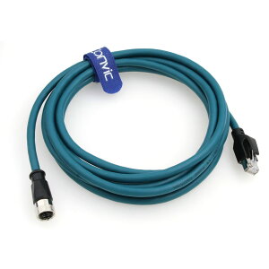 Eonvic M12 Cat6A C[Tlbg P[u 8 s X R[h X - RJ-45 vOAYƗp@킨ы@p (5M)