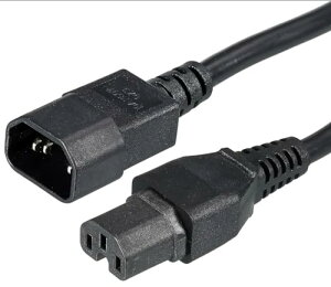 JLY 1M IEC320c14  IEC320c15 ACdR[h 10A-250V UPS c14 to c15 3sdP[u c ULKiF dی ϖ ᔭM ϔMϊ m[gp\RARs[@Aj^[AGARȂǂɑΉ 3