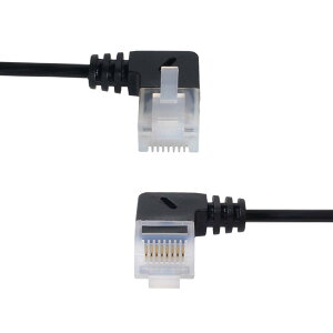 Xiwai EgX Cat6 C[TlbgP[u RJ45 E̊px 25 Z`[g UTP lbg[NP[upb`R[h 90 x Cat6a LAN bvgbv[^[ TV {bNXp