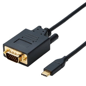 GR ϊP[u USBC VGA 2.0m ubN yiPhone 16/16 Pro/16 Pro Max/16 Plus Ή؍ρz CAC-CVGA20BK