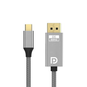 USB C DisplayPort P[u Type-C DP 1.4 ϊ USB ^CvC fBXvC|[g P[u iC҂8K 60Hz 4K 144Hz 4K 120Hz 2K 165Hz T|[g MacBook Pro/Air AiPad Pro Air4ADell XPSASurfaceȂǁyP` Typ