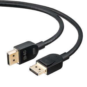 T_CNg Displayport P[u 2.1Ki 2m 16K/60HzE8K/60HzE4K/240HzΉ VESAF ~ fBXvC|[g DPP[u 500-KC046-20