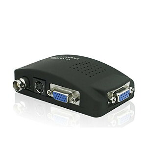 COOLEAD BNC/S-video TO VGARo[^ AiOϊ o͑Ή PC VGA j^ ϊ A_v^ DVR DVD CCTVJȂǑΉ VGA S[qP[ut USBd (ubN)