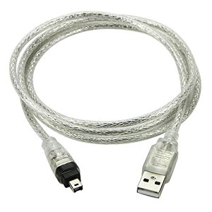 NFHK USB IX - Firewire IEEE 1394 4s IX iLink A_v^[ R[h P[u DCR-TRV75E DV 1m USB Firewire Cable