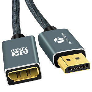 Thzzhnno 1.4 DisplayPortP[u 1.5MA DisplayPort 8KIX-XP[uADP - DPgR[h 8K@60HzA4K@120HzT|[g Q[j^[AOtBbNXAPCp