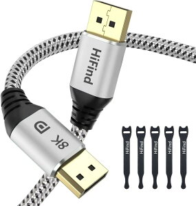 8K DisplayPortP[u 7.5M fBXvC|[gP[u Q[~O DP1.4P[u 32.4Gbps DPR[h 8K@60Hz/5K@60Hz/4K@144Hz/2K@240Hz FreeSync G-SyncAHDRAPCAj^[ɑΉ iC҂