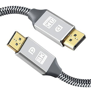 8K DisplayPort P[u 1.5M 1.4Ki240HzΉ fBXvC|[g P[u dpP[u HDRΉ 8K@60HZ/4K@144Hz/2K@240Hz 32.4Gbps nCXs[h DPP[u iC҂ PC er PS5 PS4 PS3 Ή (1.5M)